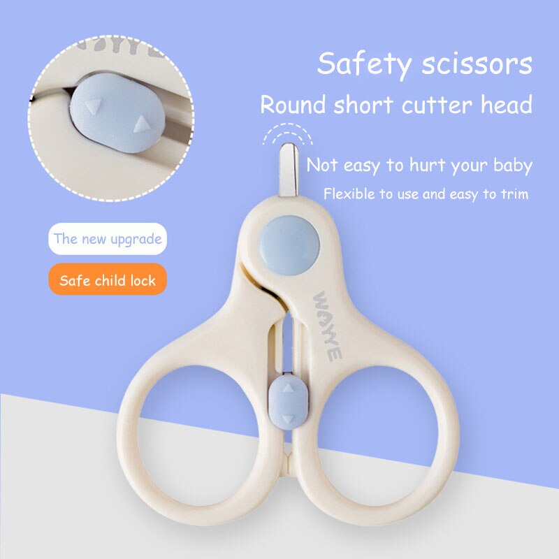 4 Stuks Baby Manicure Schaar Baby Veiligheid Nagelknipper Baby Manicure Set Kids Baby Reinigen Toils Nail Care Nail Set baby Items