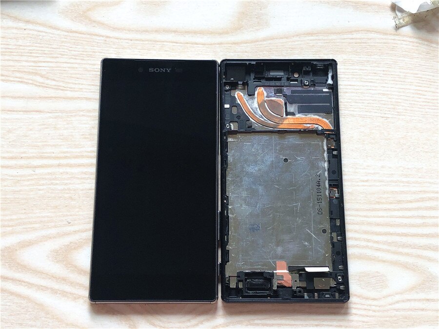 Erilles Originele Voor Sony Xperia Z5 Premium E6853 E6883 E6833 Lcd-scherm Met Touch Screen Digitizer Vergadering Lcd Met Frame
