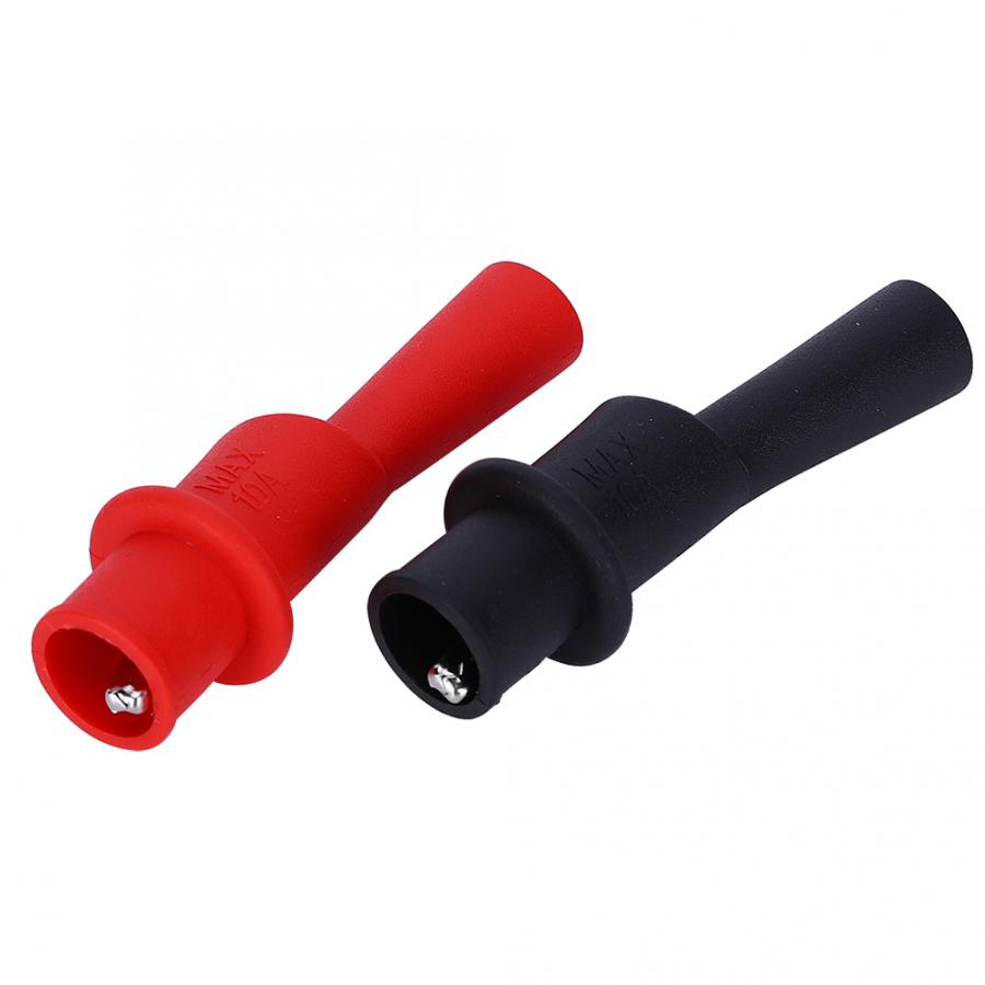 10 Pair Alligator Crocodile Test Clip Low Frequency Stainless Steel Tip Electronics Tester Clip