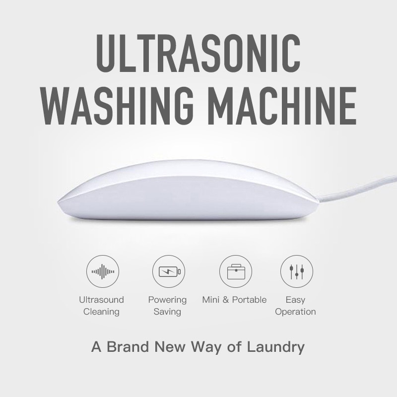 SOONICK Tragbare Ultraschall Reiniger USB Mini Ultraschall Reinigung Maschine Wasserdicht Obst Gemüse Schmuck Gläser für Reise