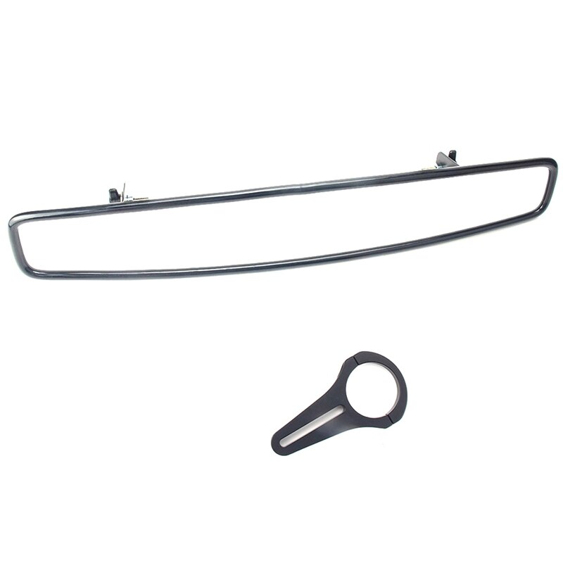 15 Inch Ultra Clear SXS UTV Mirror with 1.75 Inch Clamps and Convex for Polaris RZR 800 900 1000 Turbo