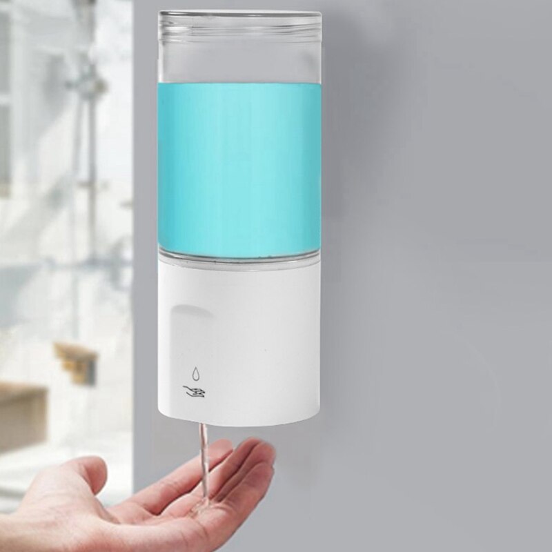 Smart Automatische Zeepdispenser Schuim Temperatuur Display 2 In 1 Usb Oplaadbare Liuqid Zeep Machine Badkamer Dispensers Voor Zeep: 600M Liquid