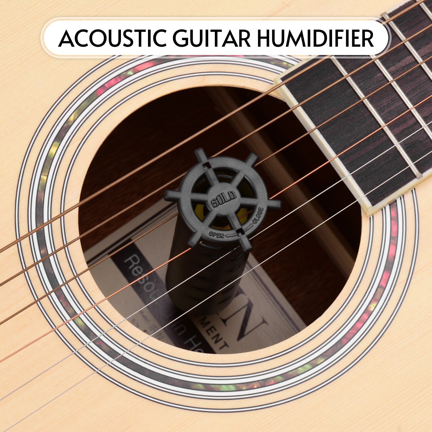 SOLO SG-07 humidificador guitarra acústica de sonido agujero depósito de humedad guitarra humedad esponja guitarra accesorios y piezas