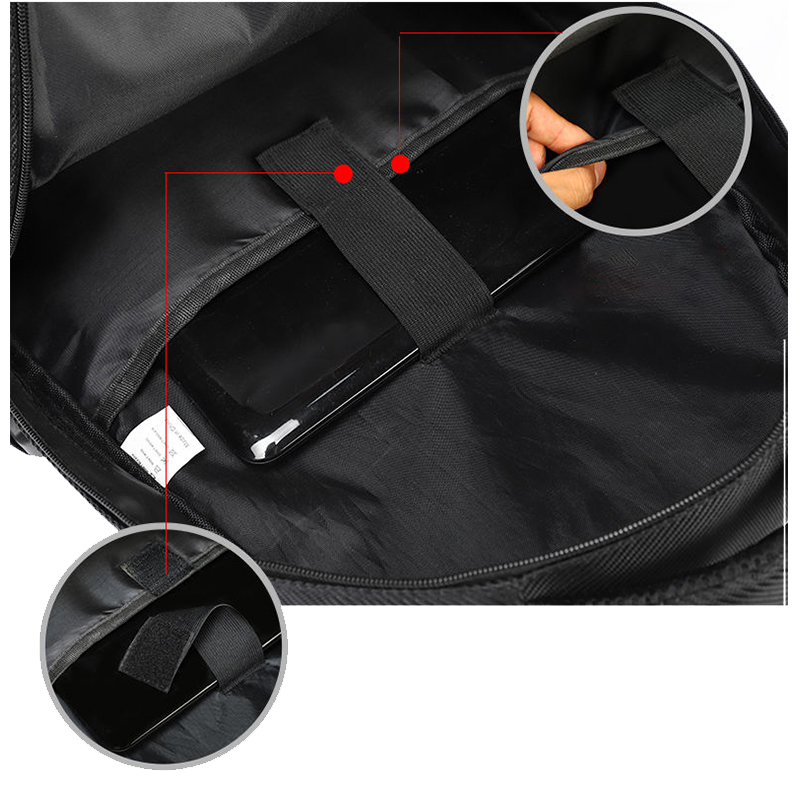 Multifunktionel bærbar rygsæk til mænd vandtæt usb rygsæk teen skoletasker store kapacitet studerende taske til teenage