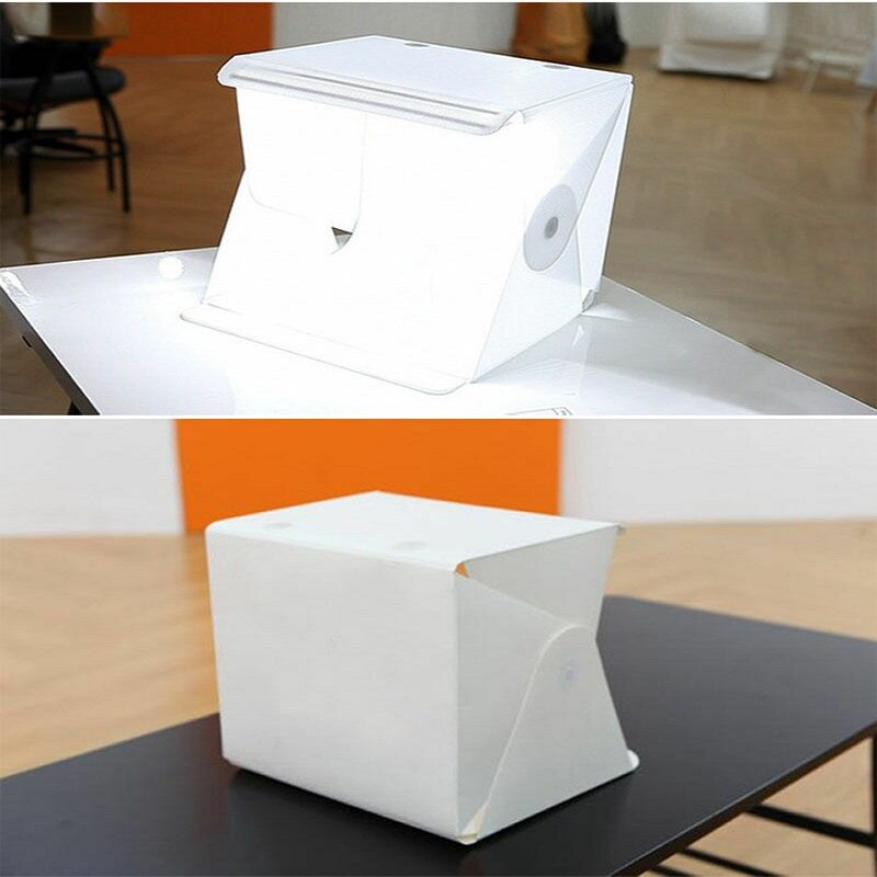 Portable Photo Studio Lighting Mini Box Photography Backdrop LED Light Room Tent