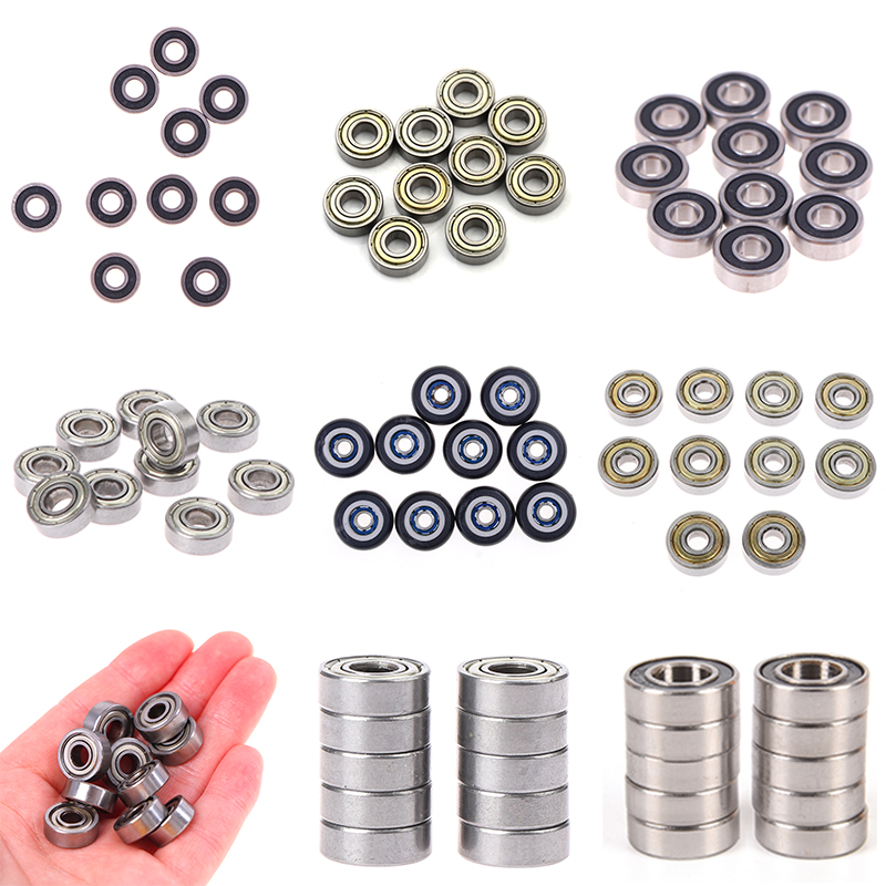 10 pz/lotto di alta qualità mini cuscinetti 605RS 605ZZ 606ZZ 624ZZ 625ZZ 688ZZ 696ZZ 688-2RS parti della stampante 3D cuscinetto in miniatura