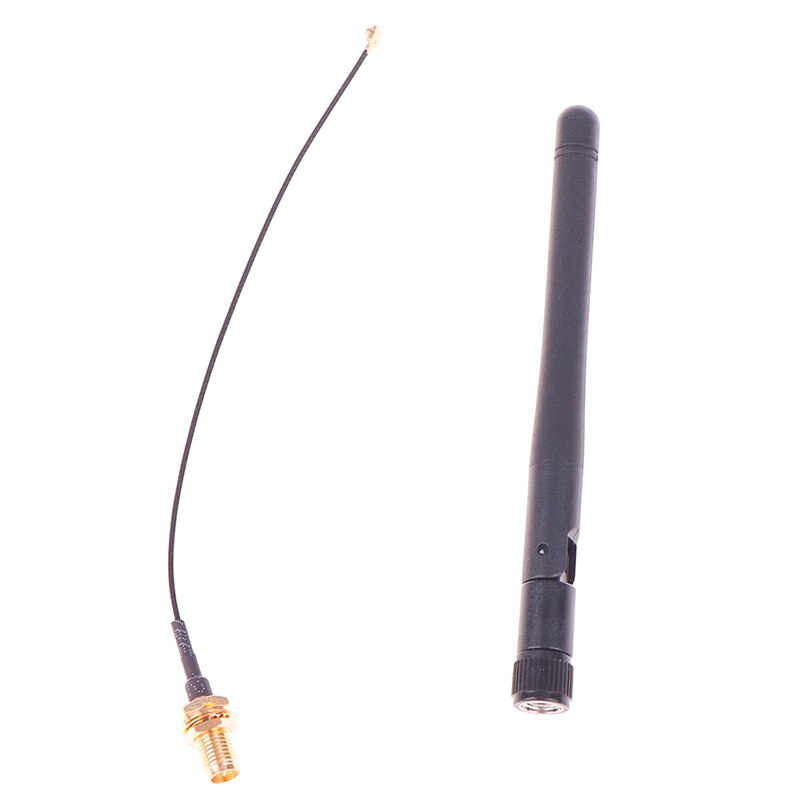 4 pces 17cm wifi 2.4g antena RP-SMA masculino sem fio roteador pci u. fl ipx para rp sma macho trança cabo + 2.4 ghz 3dbi