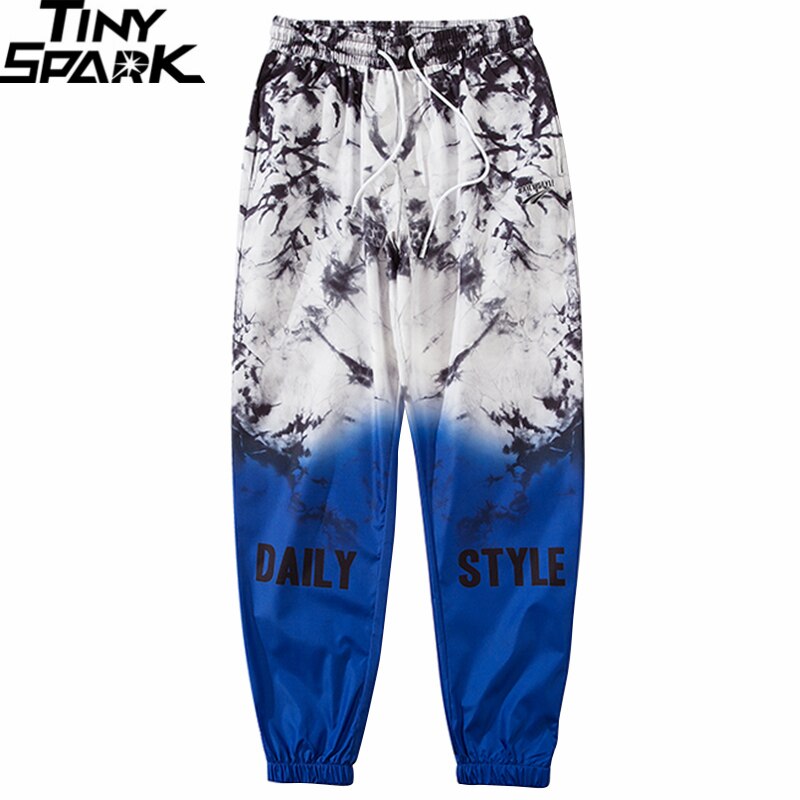 Hüfte hüpfen Jogger Hosen Farbverlauf Farbe Streetwear Männer Harajuku Jogginghose Frühling Sommer Spur Schlauch Weiche HipHop Harem Hosen