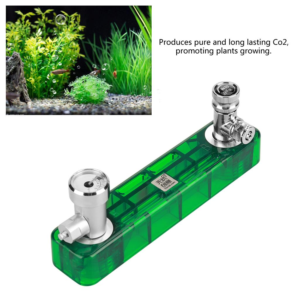 Diy effektivt  co2 generator kit system med slanger til akvarie kæledyr og planteforsyning