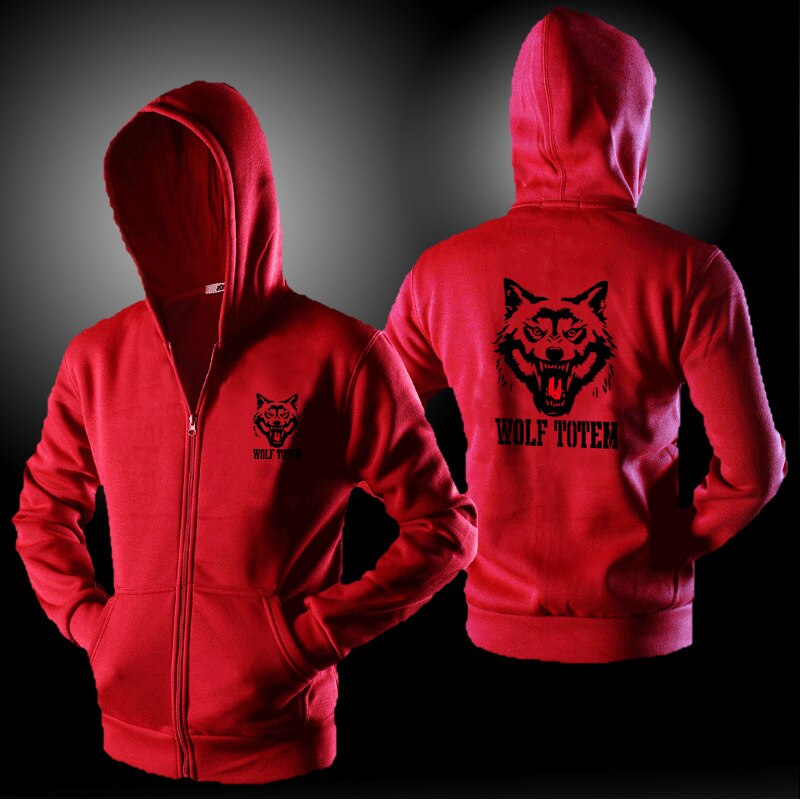 Plus Velvet Sweater Casual Zipper Men's Hoodie Sweatshirt Hooded Print Autumn and Winter Youth Men and Women Cotton Slim Regular
