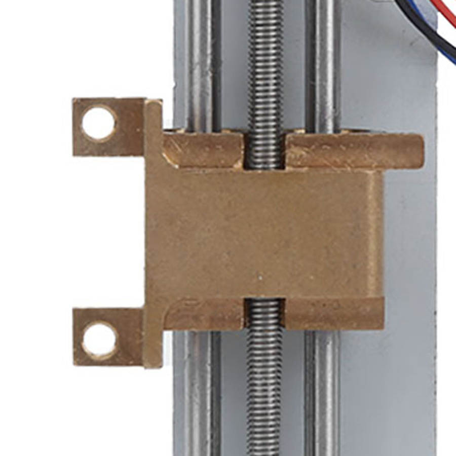 Screw Slide Table Micro 2‑Phase 4‑Wire Stepper Motor Linear Motion Lead Screw Slider Metal Optical Screw Linear Motion Lead