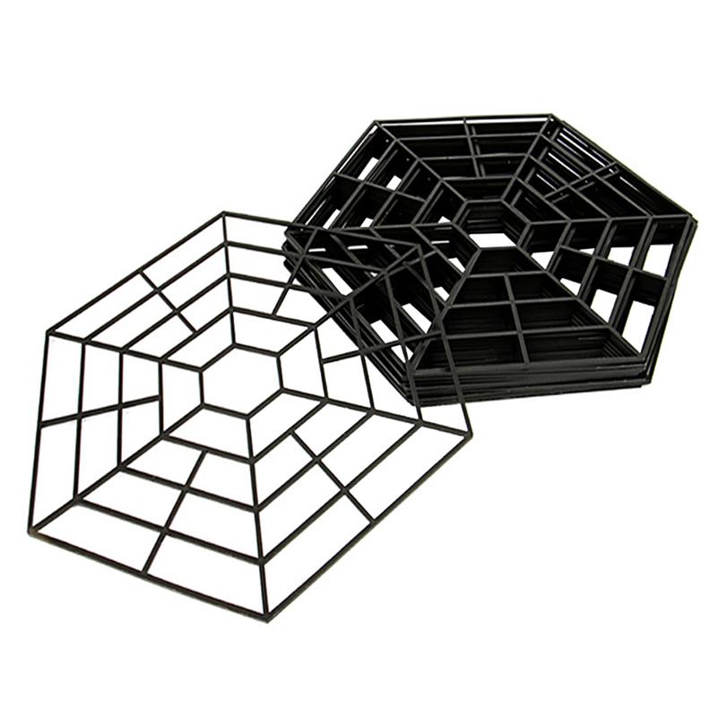 20Pcs Six Angle Fish Protectors Fish Pond Nets Plastic Fish Guards Pond Mesh for Home Shop