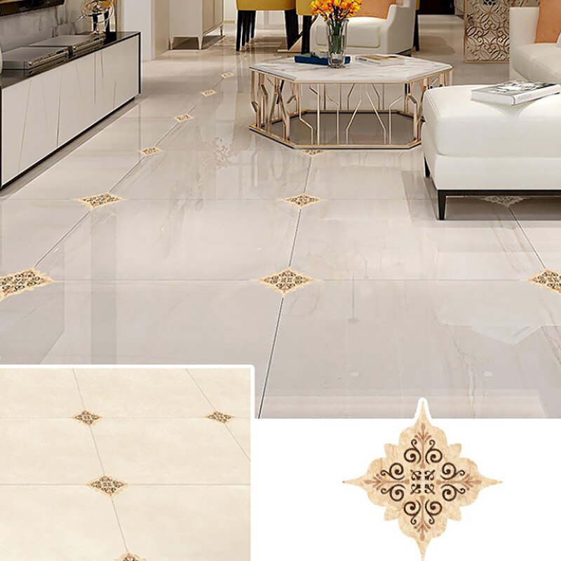 21 pçs/set auto adesivo pvc telha cerâmica adesivos à prova dwaterproof água arte diagonal piso adesivos casa cozinha sala de estar decoração