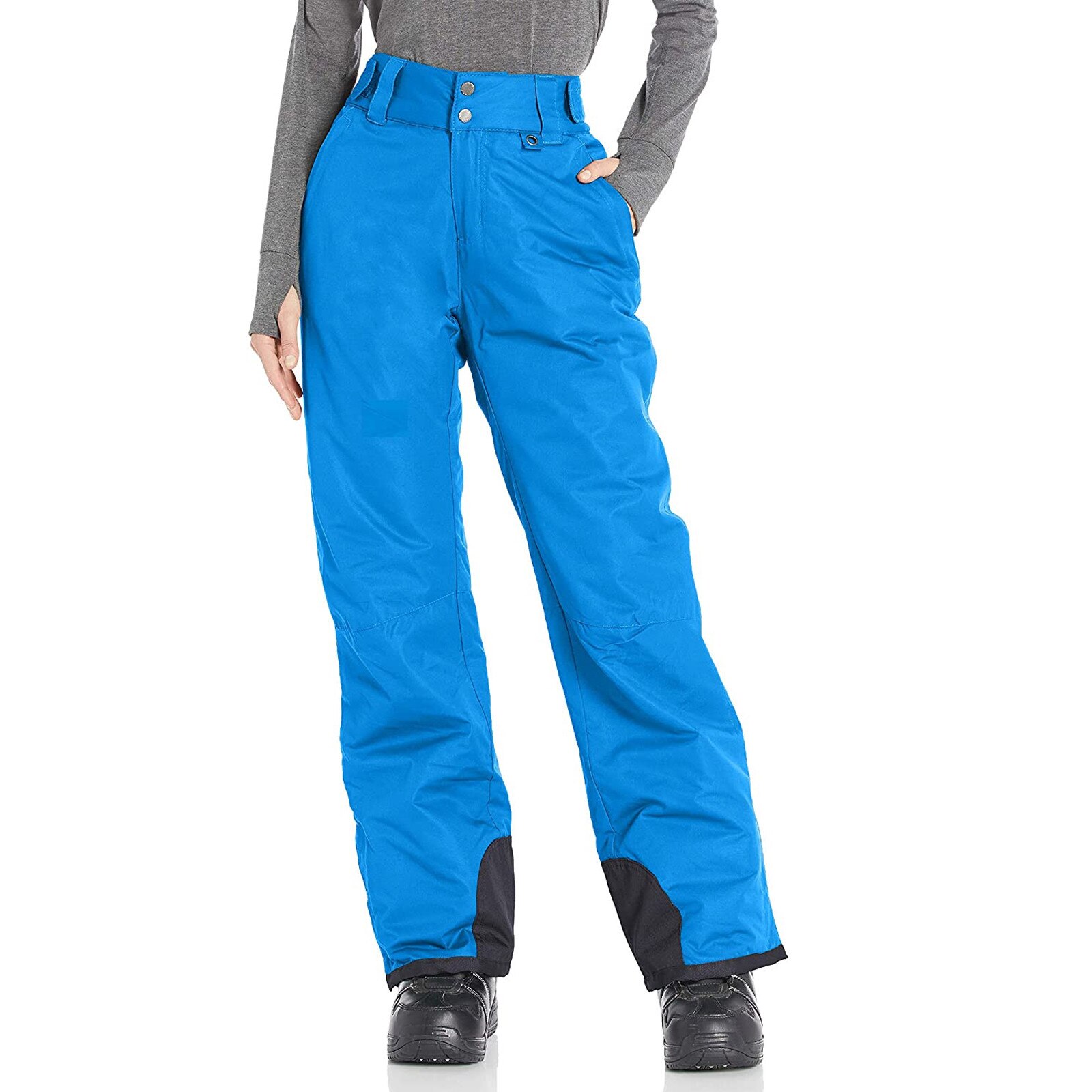 Pantalon de Ski blanc pour femme, salopette imperméable pour la neige et le Snowboard, #40