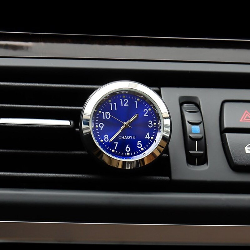 2 In 1 Functie Auto Ornament Luchtverfrisser Interieur Decoratie Lichtgevende Klok Auto Horloge Automotive Vents Clip Luchtverfrisser