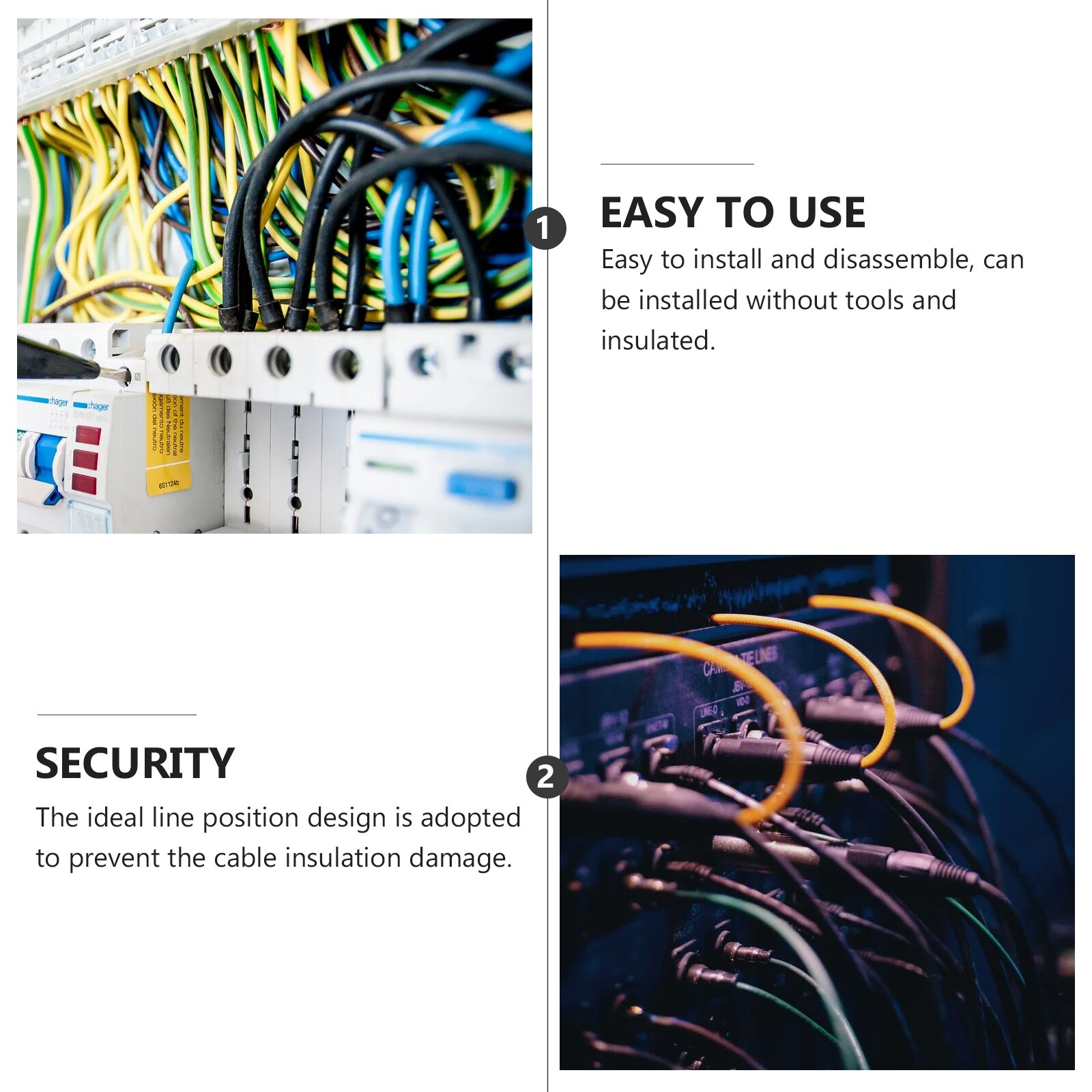 50 Pcs Stainless Trailer Frame Cable Clamp Clips Solar Panel Double-Wire Clips