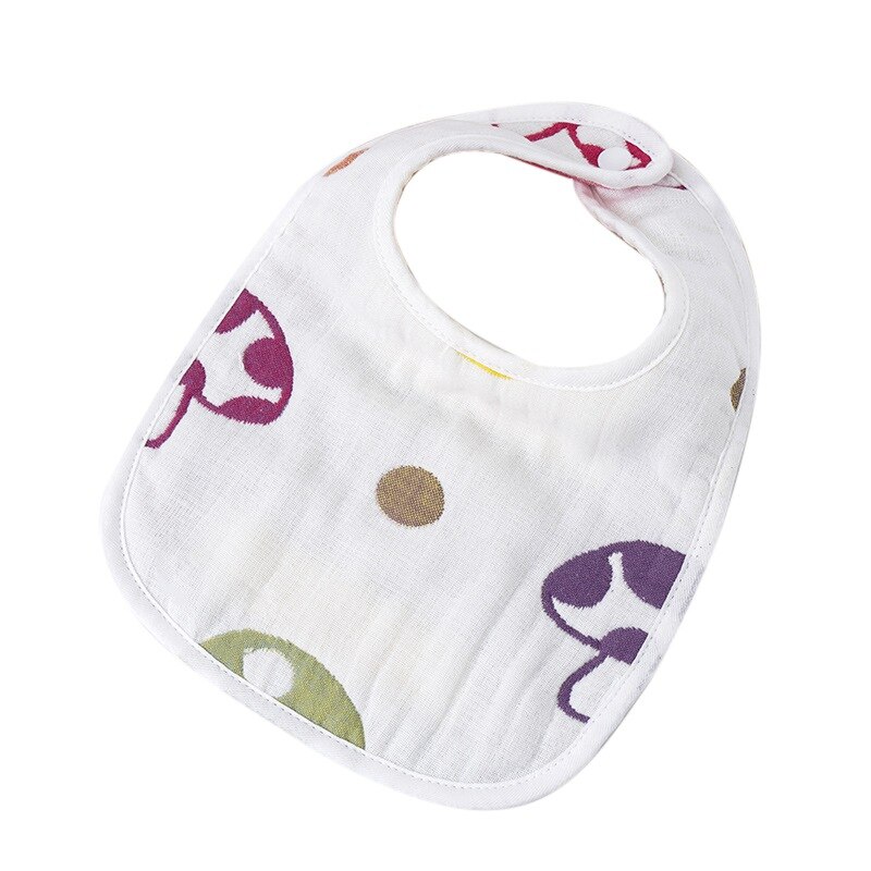 Bibs do bebê Lavável U-Em Forma de Criança Bib Bib Baba Toalha Absorvente Macio Gaze Toalha Saliva: F