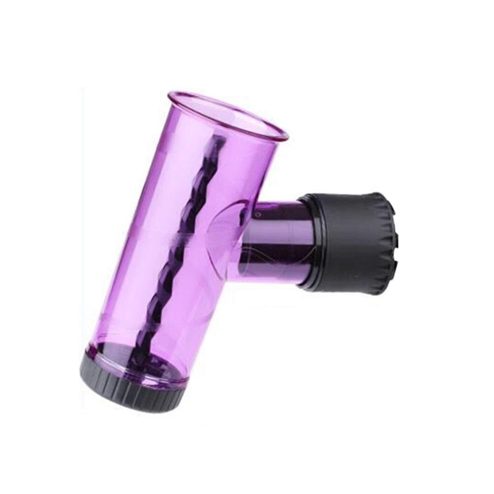 Difusor do cabelo salão de beleza rolo de cabelo ouvir secador de secagem tampão sopro vento onda secador de cabelo capa rolo curler ferramentas estilo do cabelo: Purple