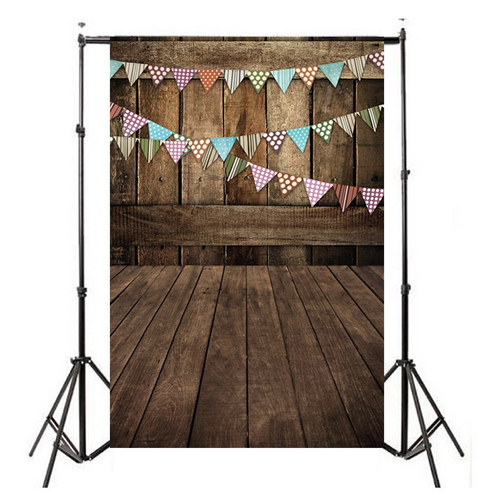 1.5x2.1m Vinyl Wooden Wall Photograph Back Decor Wood Wall Floor Photography Background Photo Studio Backdrop Photo Props: C