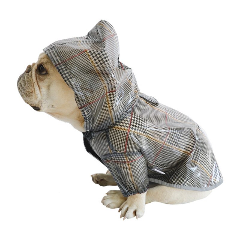 Pug Clothes French Bulldog Raincoat Welsh Corgi Coat Jacket Pet Dog Waterproof Clothing Rainwear Pomeranian Schnauzer Dog Outfit