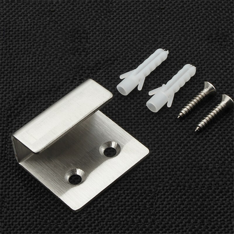 2pcs/lot Thick Stainless Steel Tile Hanging Code Wall Storage Corner Bracket Square Hooks For Hanging Display Tile Accessories