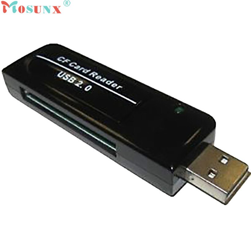 Mosunx Geavanceerde U schijf Top Afdeling Hoge Snelheid USB2.0 CF kaartlezer Compact Flash kaartlezer 1 PC