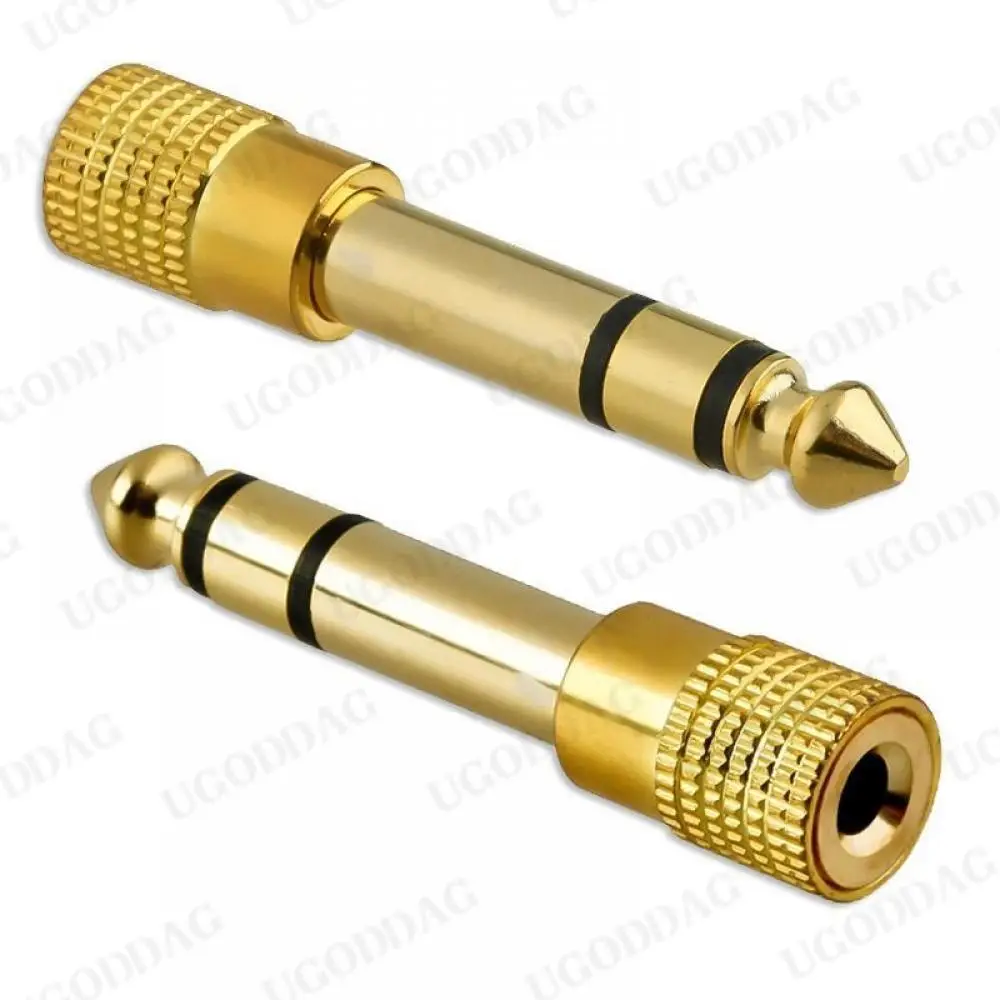 Headphone Audio Adapter Amplifier Jacks 6.5mm Male To 3.5mm Female Adapter Connector Microphone AUX Cable With 6.35 3.5 MM Jack