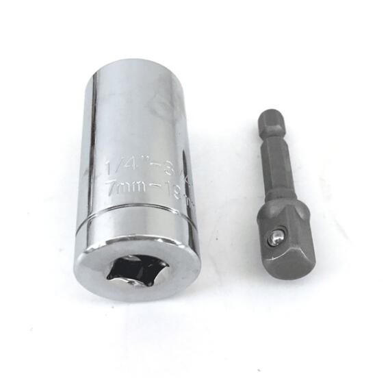 Limiet 100 Top 7-19mm Gator Grip Universele Dopsleutel Boormachine Adapter 2 Delige Set Moer Bout tool