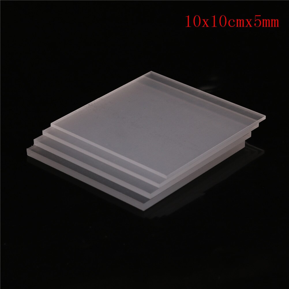 Tykkelse klar akryl plexiglas skåret plast transparent plade plexiglas panel 1 stk 2-5mm: A4