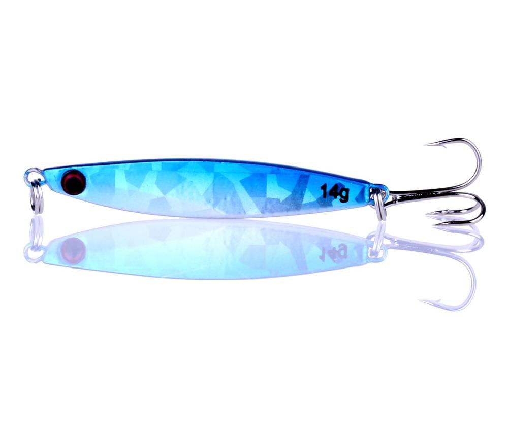 ThunderShower Metal Long Casting Jigging Lure Crankbait Jerkbait Spinning Fishing Jigs 14g/21g for Saltwater Freshwater