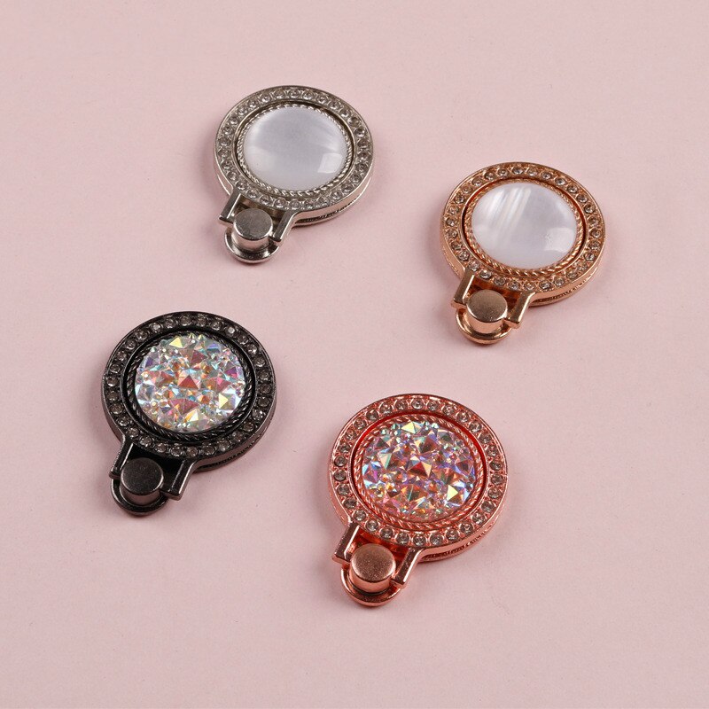 Universal Metal Finger Ring Holder Mobile Phone Holder Rhinestone Phone Ring Holder Stand cat Support for iPhone Samsung Xiaomi