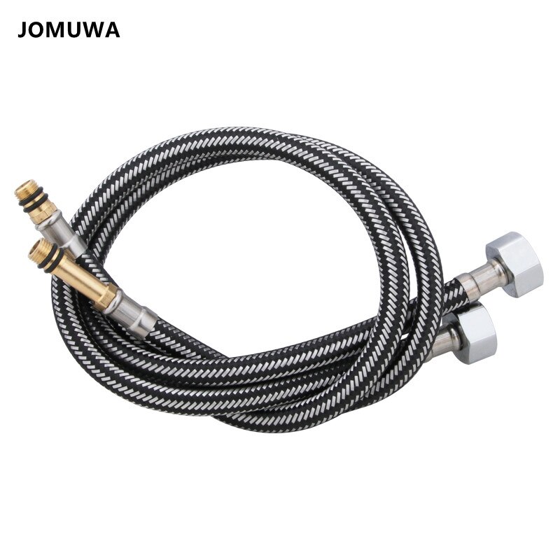 304 stainless steel pointed pipe sink basin faucet and cold water pipe explosion-proof thickened water hose