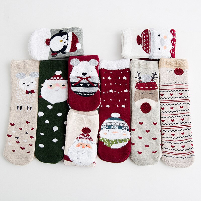 Kid Boy Girl Leg Warmers Santa Claus Toddler Girl Socks Boys Girls Merry Christmas Baby Sock