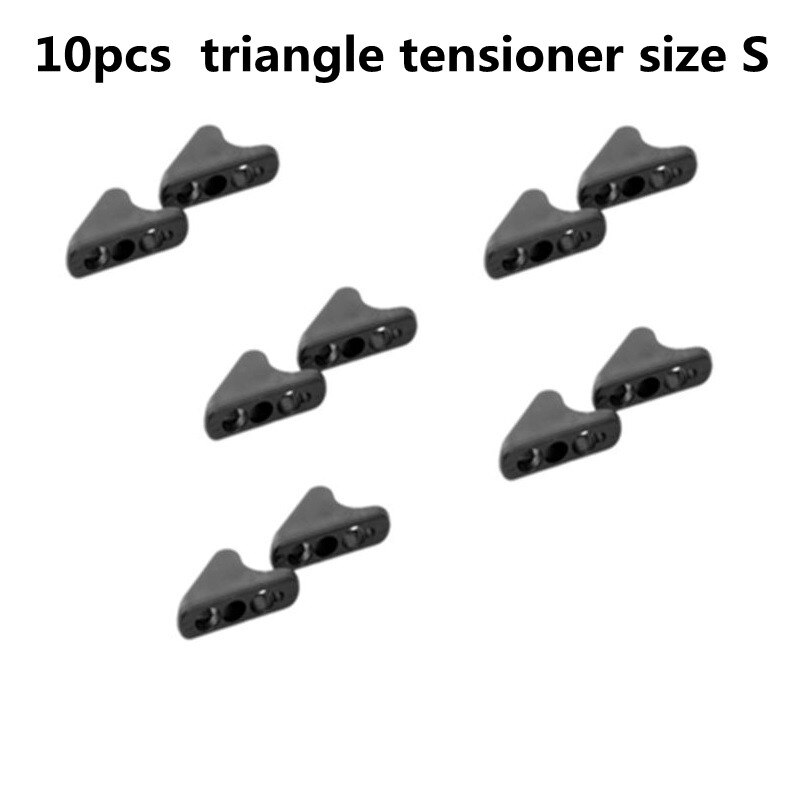 3 fulgear campingtält rep fäste fyrkant triangel spännare justerare åtdragning propp spänne tält tillbehör vindrep: 10 st triangel s