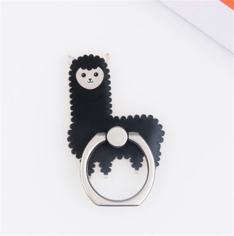 Universal Stent Mobile Phone Holder Stand Alpaca Finger Ring Magnetic For Cell Smart Phone Stand Holder For Iphone 11 XS MAX 8: 8