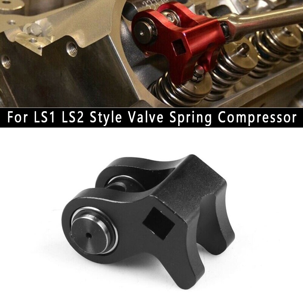 For LS1/LS2 Style Aluminum Valve Spring Compressor & Installation Tool Kit Black Spring Compressor & Installation Tool