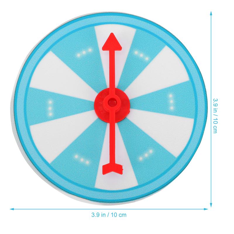 1Pc Prize Wheel Small Turn Plate Draw Game Hanging Turntable Party Game Prop