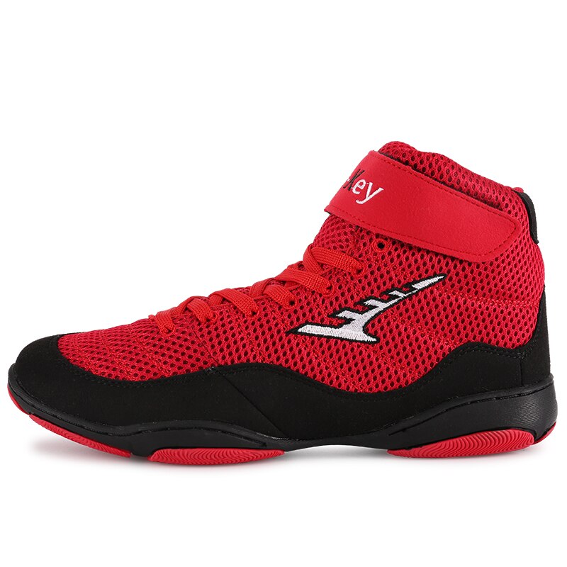 Breathable Wrestling Trainers Shoes Men Women Kids Light Weight Boxing Shoes Red Male Flighting Wrestling Sneakers: 11