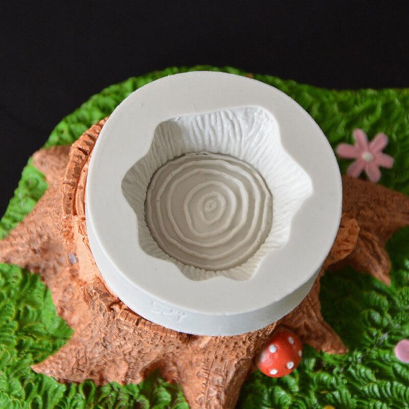 2PCS/ Set Craft Cake Molds Tree Stump DIY Tree Shape Silicone Mold For Fondant Baking Mold Bake Ware Soap Sugar Decoration Tool