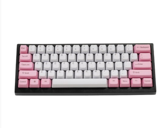 PBT copritasti è 60% 61 tasti fit per cherry MX interruttore tastiera meccanica libero di trasporto: green