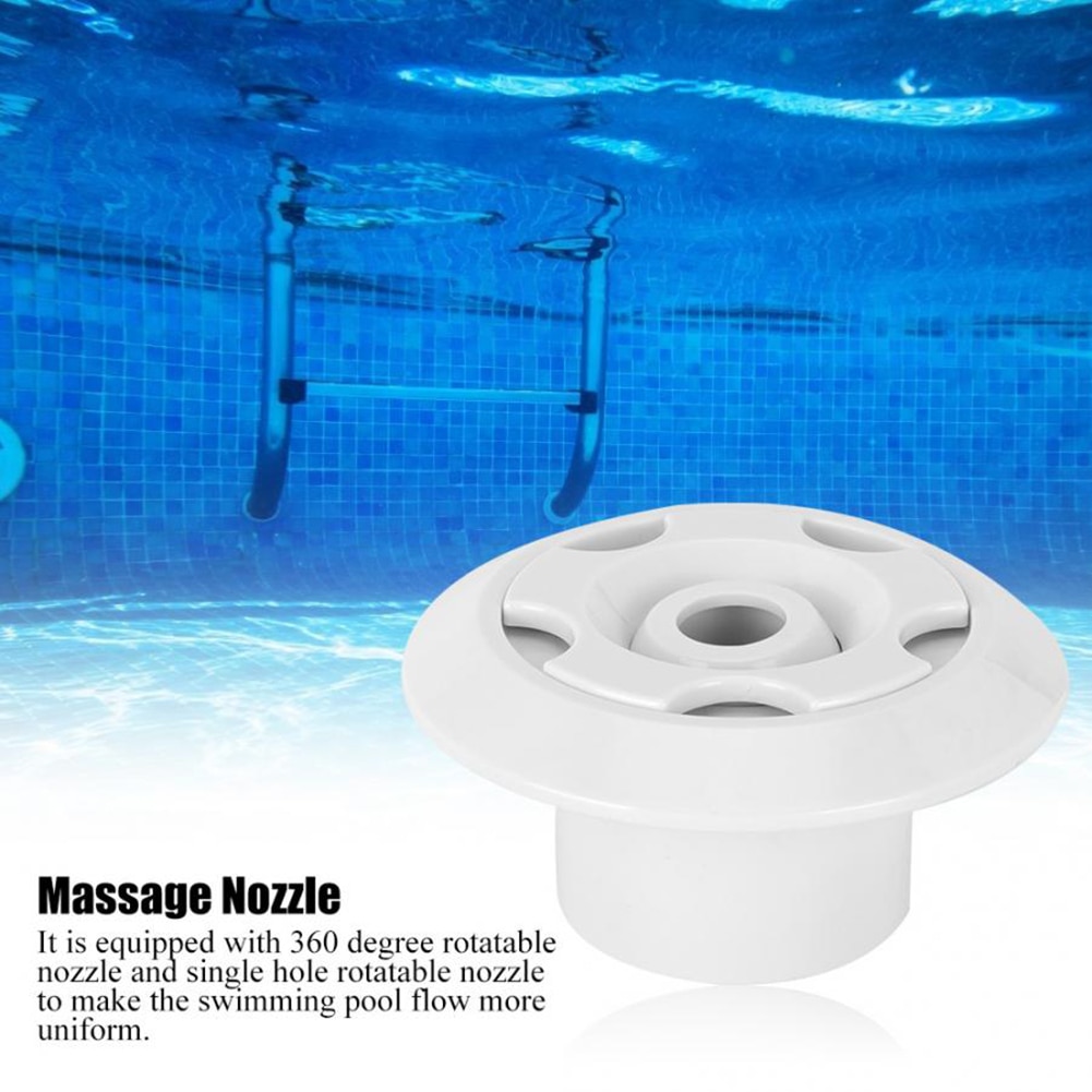 Swimming Pool Outlet Nozzle 360° Rotation Pool Massage Nozzle Water Outlet SPA Eyeball Jet Tools