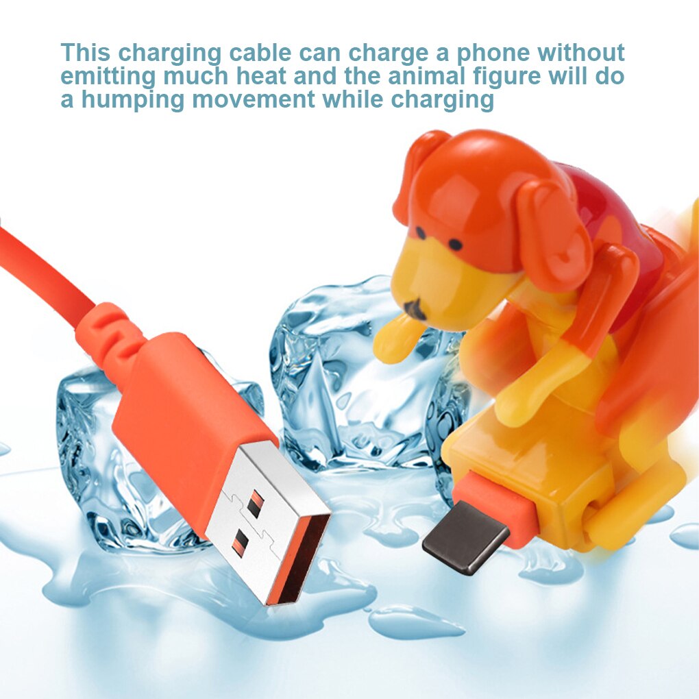 Funny Humping Dog Fast Charger Cable Mini Smartphone Cable Charger 1M Charging Line Cute Micro usb Cable Fast Charging Cable