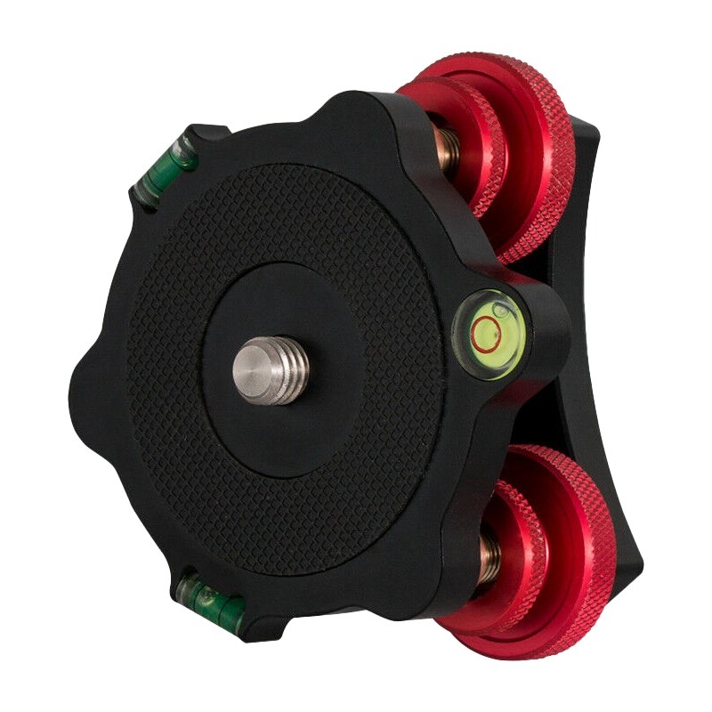 Fotografia treppiede livellatore rapido livellatore Base di regolazione piastra di livello panoramica con livella a bolla: Default Title