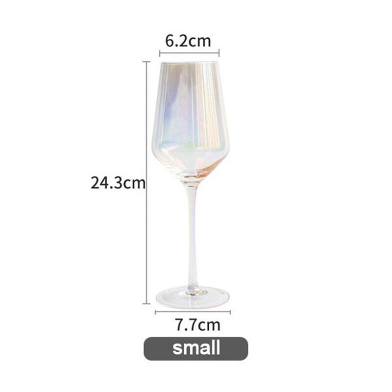 Arc-en-ciel cristal verre gobelets coloré vin verre jus boisson Champagne gobelet fête Barware dîner eau tasse décoration de la maison
