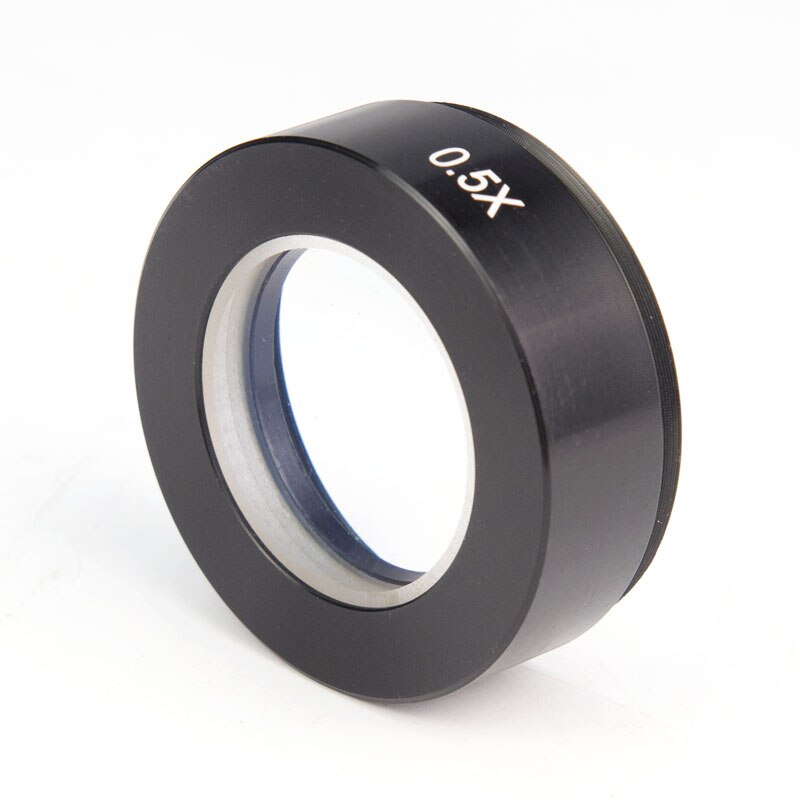 0.5X Auxiliary Objective Lens Barlow Lens for Zoom Stereo Microscope Thread 48mm Trinocular stero Microscope Accessories