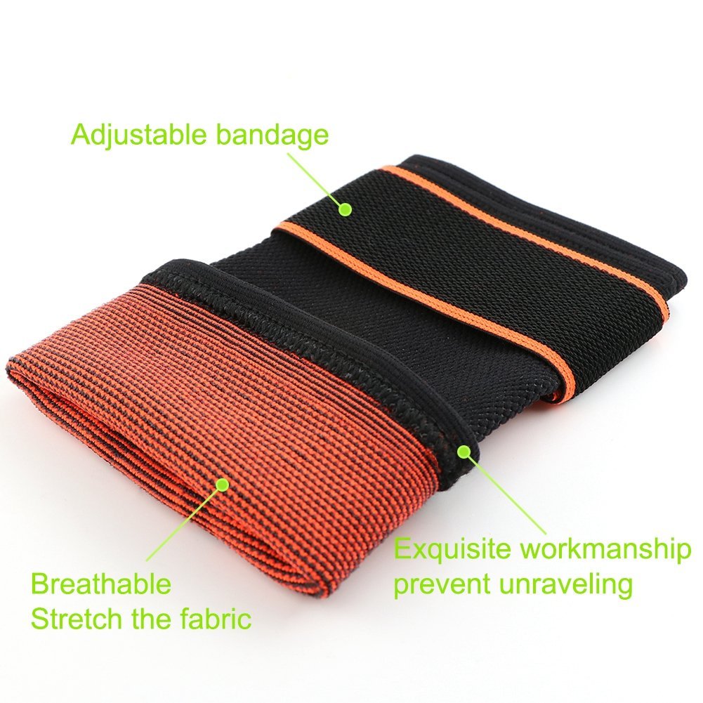 1 pc pustende forlenge albuestøtter utendørs sportsutstyr trykkbandasje tennis fitness elastiske albueputer basketball
