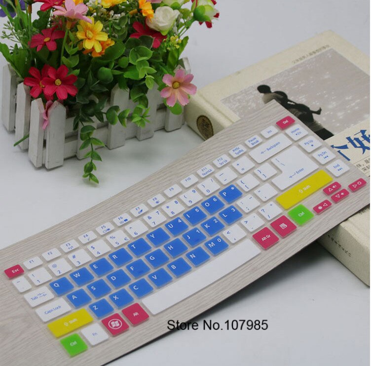 14 cal klawiatura pokrywa Protector dla Acer Aspire ES1-411 ES1-431 TMP245 E5-472G 4755G E5-471 421 E1-472 ES1 411 V5-471: Candyblue