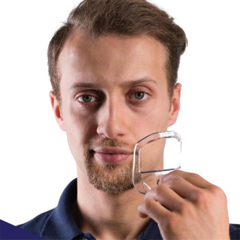 5 stk/sett menn skjegg styling verktøy menn skjegg goatee barbering mal skjegg barbering ansiktspleie modellering grooming for mann