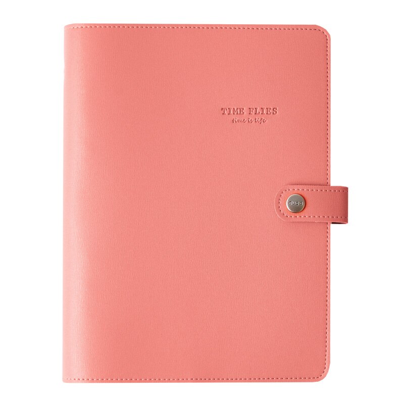 Macaron Cute Spiral Notebooks Stationery Fine Office School Personal Agenda Organizer Binder Diary Weekly Planner B5: Pink / B5 Only Cover