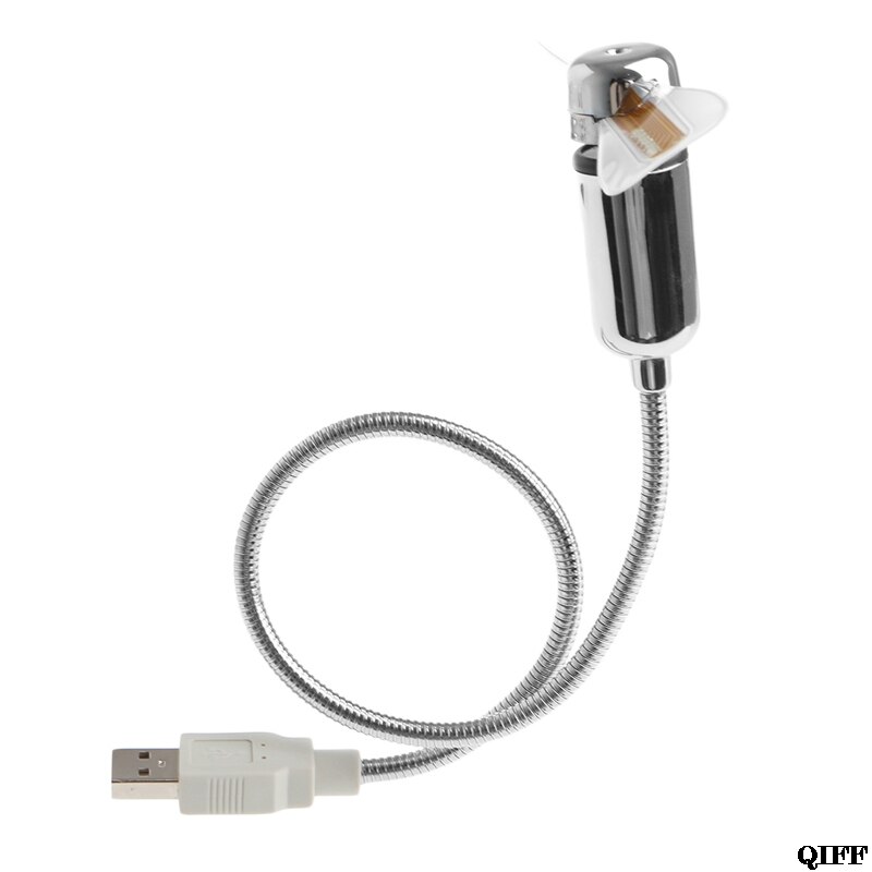 DIY Flexible Gooseneck Aprogrammable Fans USB LED MINI RGB Programmable Fan APR28